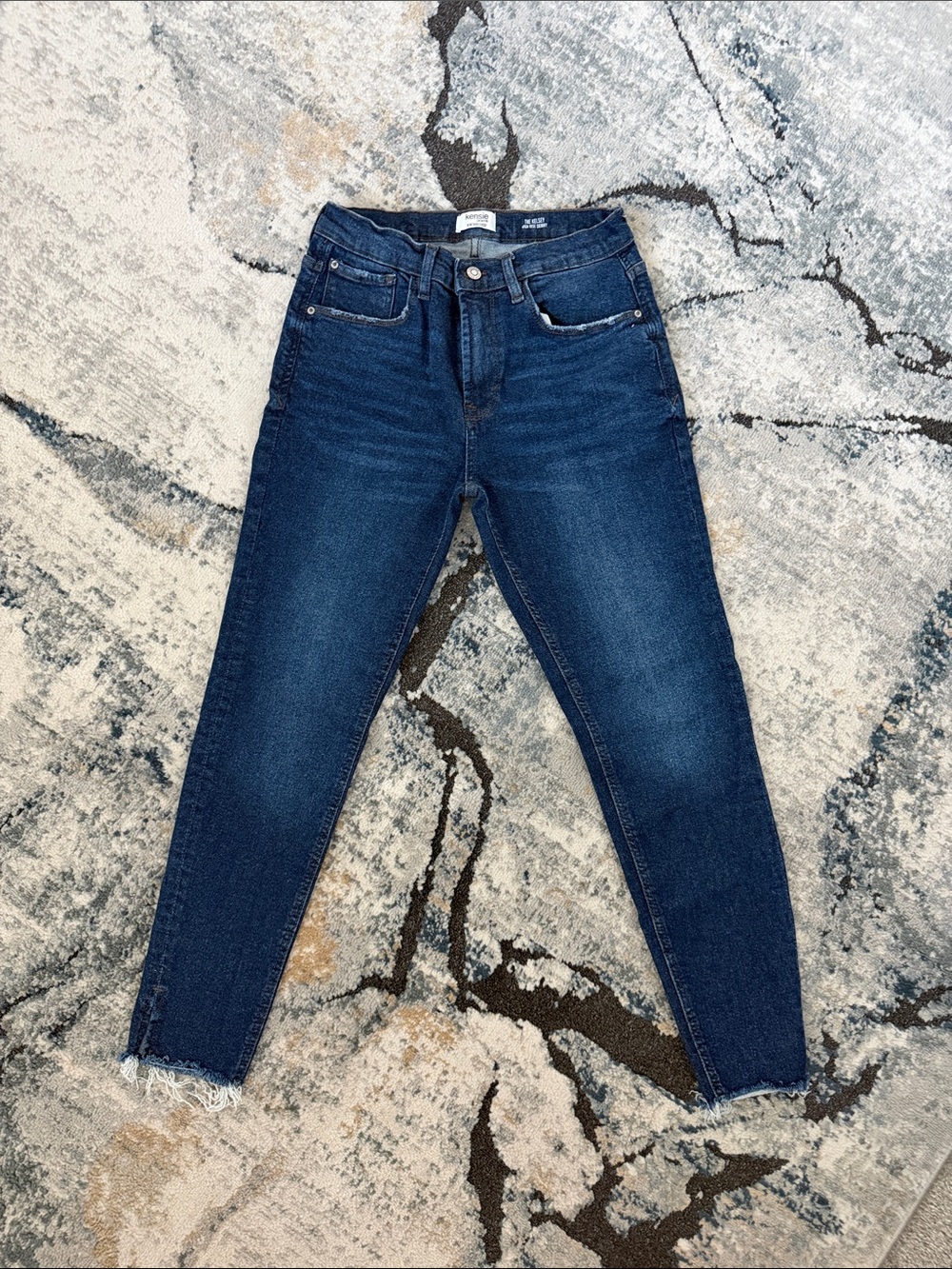 Kensie Dark Indigo High-Rise Skinny Jeans